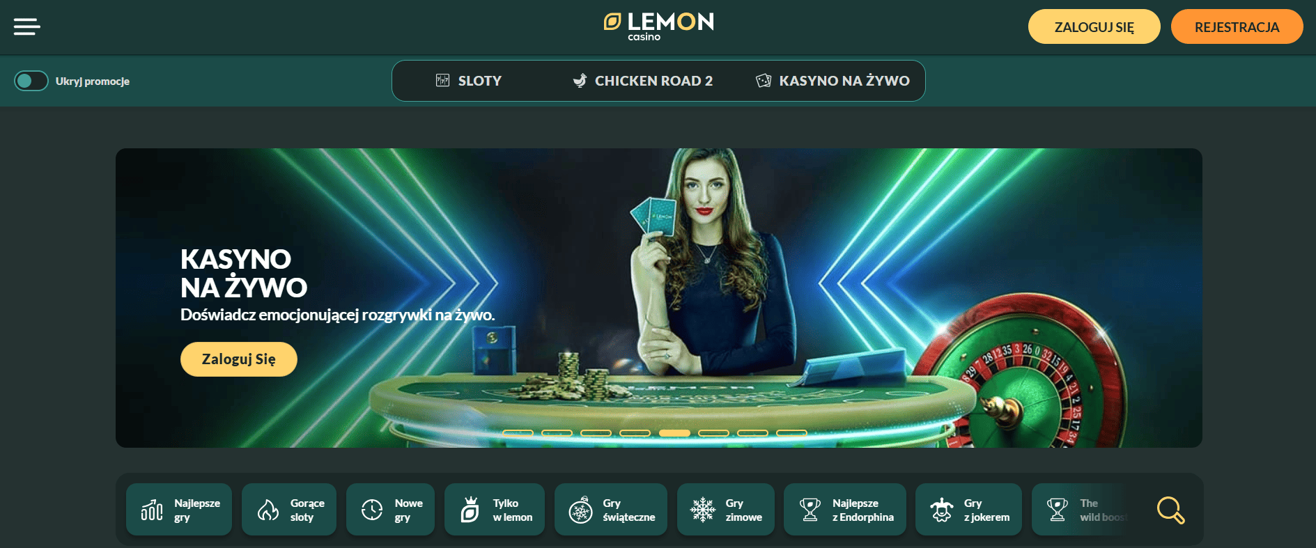 Lemon Casino bonus powitalny i oferta promocyjna